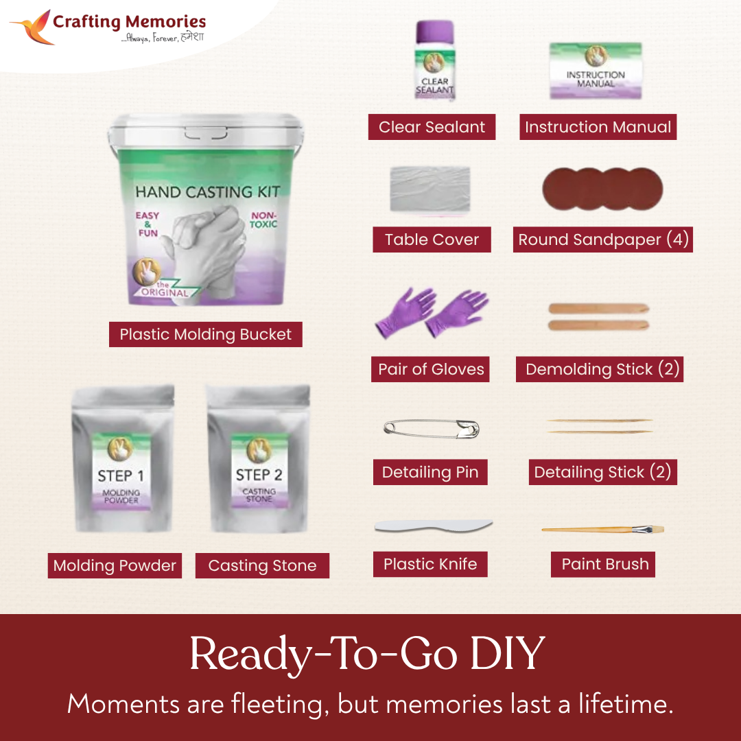 Couple Hand Casting Kit